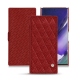 Capa em pele Samsung Galaxy Note20 Ultra - Tomate - Couture ( Pantone 187C ) 