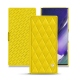 レザーケース Samsung Galaxy Note20 Ultra - Jaune fluo - Couture