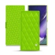 Lederschutzhülle Samsung Galaxy Note20 Ultra - Vert fluo - Couture