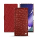 Samsung Galaxy Note20 Ultra leather case - Autruche ciliegia
