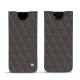 Funda de piel Samsung Galaxy Note20 - Anthracite - Couture ( Pantone 424C ) 