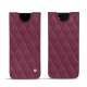 Capa em pele Samsung Galaxy Note20 - Prune vintage - Couture