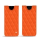 Capa em pele Samsung Galaxy Note20 - Orange fluo - Couture
