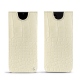 Samsung Galaxy Note20 leather pouch - Crocodile milk