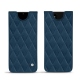 Samsung Galaxy Note20 leather pouch - Blu mediterran - Couture
