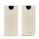 Pochette cuir Samsung Galaxy Note20 - Blanc PU