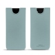 Pochette cuir Samsung Galaxy Note20 - Bleu ciel PU