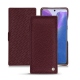 Samsung Galaxy Note20 leather case - Lie de vin ( Pantone 5115C ) 