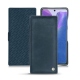 Housse cuir Samsung Galaxy Note20 - Jean vintage ( Roughtcut - Pantone 285U  ) 