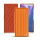 Capa em pele Samsung Galaxy Note20 - Abaca arancio