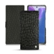 Custodia in pelle Samsung Galaxy Note20 - Autruche nero