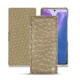 Housse cuir Samsung Galaxy Note20 - Autruche desert