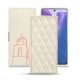 Capa em pele Samsung Galaxy Note20 - Blanc escumo - Couture