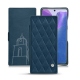 Capa em pele Samsung Galaxy Note20 - Blu mediterran - Couture
