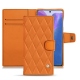 Capa em pele Samsung Galaxy Note20 - Orange - Couture ( Nappa - Pantone 1495U ) 