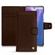 Samsung Galaxy Note20 leather case - Châtaigne ( Pantone 476C ) 