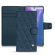 Funda de piel Samsung Galaxy Note20 - Indigo - Couture ( Pantone 303U ) 