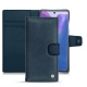 Custodia in pelle Samsung Galaxy Note20 - Jean vintage ( Roughtcut - Pantone 285U  ) 