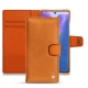 Housse cuir Samsung Galaxy Note20 - Mandarine vintage ( Pantone 165C ) 