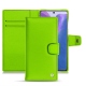 Capa em pele Samsung Galaxy Note20 - Vert fluo