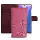 Samsung Galaxy Note20 leather case - Serpent ciclamino