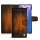Samsung Galaxy Note20 leather case - Marron Patine
