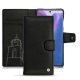 Housse cuir Samsung Galaxy Note20 - Negre poudro