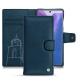 Capa em pele Samsung Galaxy Note20 - Blu mediterran