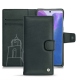 Samsung Galaxy Note20 leather case - Blu marino