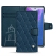 Lederschutzhülle Samsung Galaxy Note20 - Blu mediterran - Couture