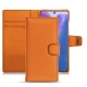 Lederschutzhülle Samsung Galaxy Note20 - Orange PU