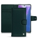 Samsung Galaxy Note20 leather case - Vert séduisant