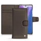 Capa em pele Samsung Galaxy Note20 - Gris Veggie