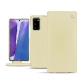 Samsung Galaxy Note20 leather case - Beige ( Nappa - Pantone 7502C ) 