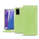 Custodia in pelle Samsung Galaxy Note20 - Vert olive ( Nappa - Pantone 578U ) 
