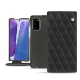 レザーケース Samsung Galaxy Note20 - Noir - Couture ( Nappa - Black ) 