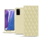 レザーケース Samsung Galaxy Note20 - Beige - Couture ( Nappa - Pantone 7502C ) 
