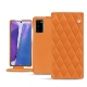 Lederschutzhülle Samsung Galaxy Note20 - Orange - Couture ( Nappa - Pantone 1495U ) 