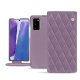 Samsung Galaxy Note20 leather case - Lilas - Couture ( Nappa - Pantone 2645U ) 