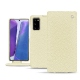 Capa em pele Samsung Galaxy Note20 - Ivoire ( Sleek P C12 - White ) 