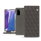 Capa em pele Samsung Galaxy Note20 - Anthracite - Couture ( Pantone 424C ) 