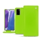 レザーケース Samsung Galaxy Note20 - Vert fluo