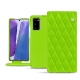 Funda de piel Samsung Galaxy Note20 - Vert fluo - Couture