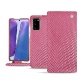 Samsung Galaxy Note20 leather case - Serpent ciclamino