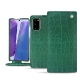 Custodia in pelle Samsung Galaxy Note20 - Crocodile pino
