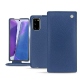 レザーケース Samsung Galaxy Note20 - Bleu frisson