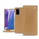 Samsung Galaxy Note20 leather case - Beige Veggie