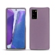 Custodia in pelle Samsung Galaxy Note20 - Lilas ( Nappa - Pantone 2645U ) 