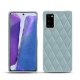 Funda de piel Samsung Galaxy Note20 - Bleu ciel - Couture ( Nappa - Pantone 277C ) 
