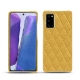 Samsung Galaxy Note20 leather cover - Mimosa - Couture ( Pantone 141C ) 